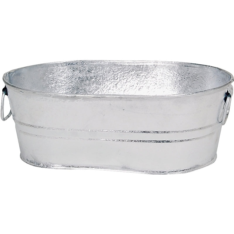 Behrens 000-OV Wash Tub, 2 gal Capacity, Steel, Pack of 6