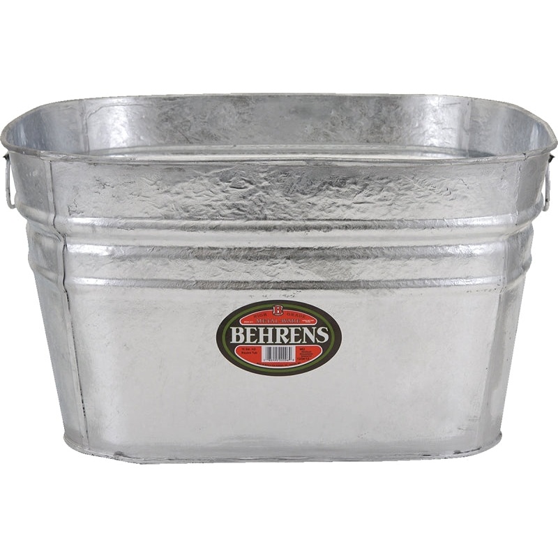 Behrens 62 Wash Tub, 15.5 gal Capacity, Steel