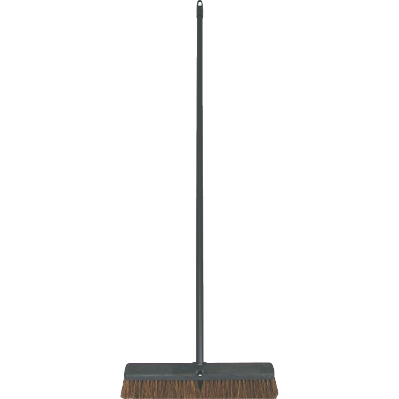 Birdwell 4018-4 Contractor Push Broom, 18 x 2-5/8 x 7/8 in Block, 3 in L Trim, Synthetic Blend Fiber Bristle