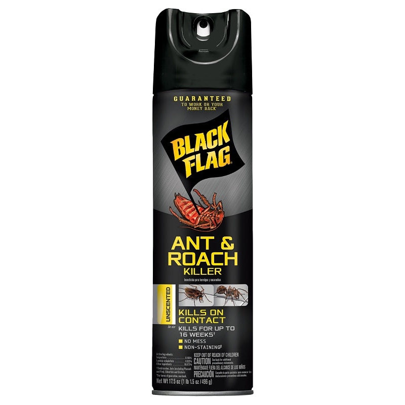 Black Flag 11031 Ant and Roach Killer, Liquid, 17.5 oz Aerosol Can