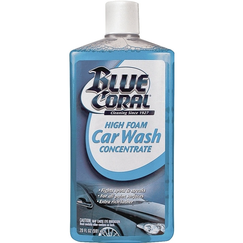 Blue Coral 220064/WC102 Car Wash, 20 oz Bottle, Liquid, Mild