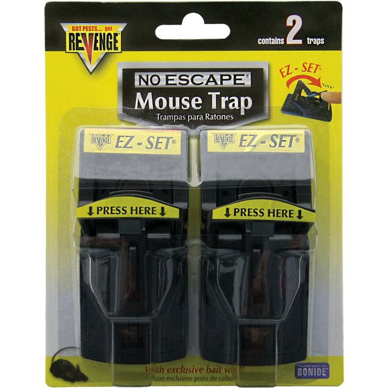 Bonide 47080 Mouse Trap, 1-3/4 in W, 2-1/4 in H