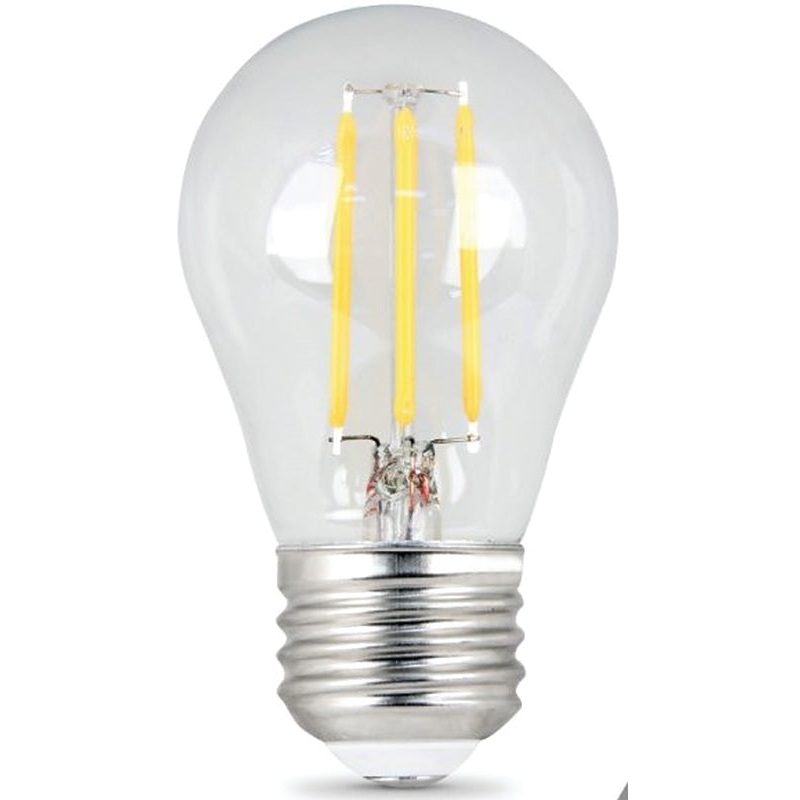 Feit Electric BPA1540/850/LED/2 LED Lamp, General Purpose, A15 Lamp, 40 W Equivalent, E26 Lamp Base, Dimmable, Clear