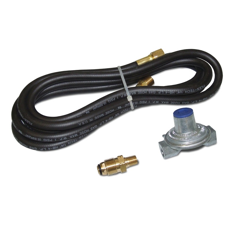 Flame Engineering SL-1C Hook-Up Kit, Propane, 10 ft L Hose