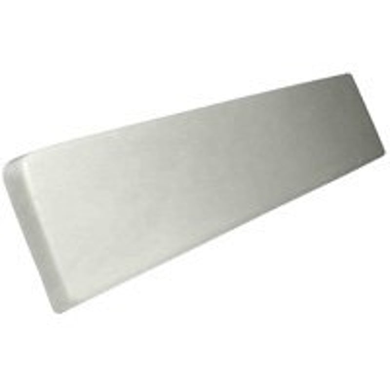 Foremost WW19L Left Handed Side Splash, 19 in OAL, 3-1/2 in OAW, 3/4 in OAH, Marble, White