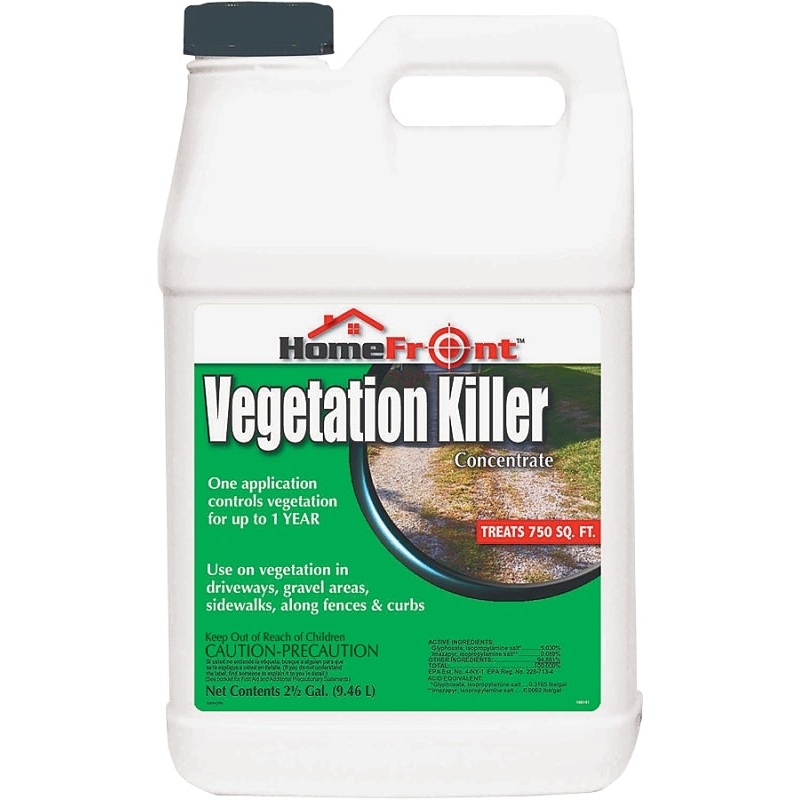 HomeFront 105141 Vegetation Killer, Liquid, Amber/Light Brown, 2.5 gal