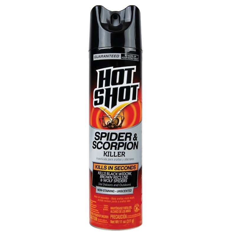 Hot Shot HG-64490 Spider and Scorpion Killer, Liquid, Spray Application, 11 oz, Can