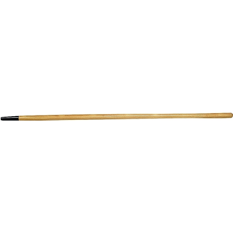 Link Handles 66631 Hoe and Scraper Handle with Ferrules, 1-3/8 in Dia, 54 in L, Ash Wood, Clear