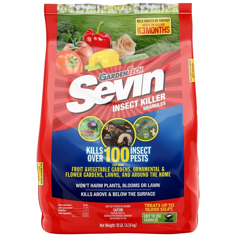 Sevin 100530028 Lawn Insect Killer, Granular, 10 lb