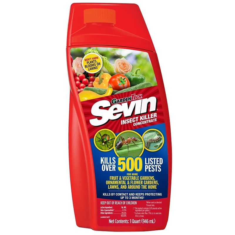 Sevin 100530125 Insect Killer, Liquid, Spray Application, 32 oz Bottle