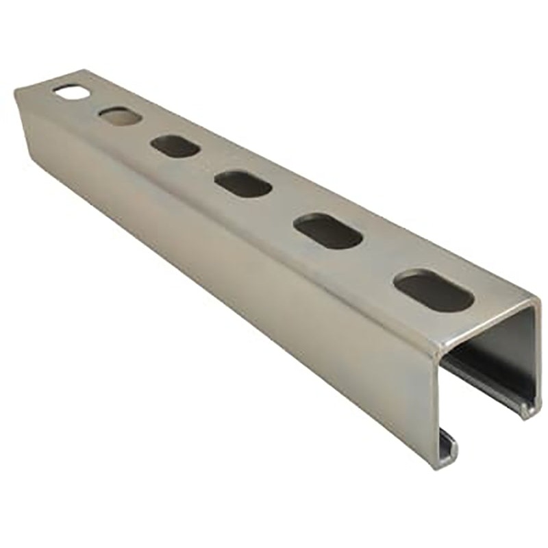 SuperStrut B1400 B1400 10GR Standard Channel, Steel, Green, Urethane Powder-Coated