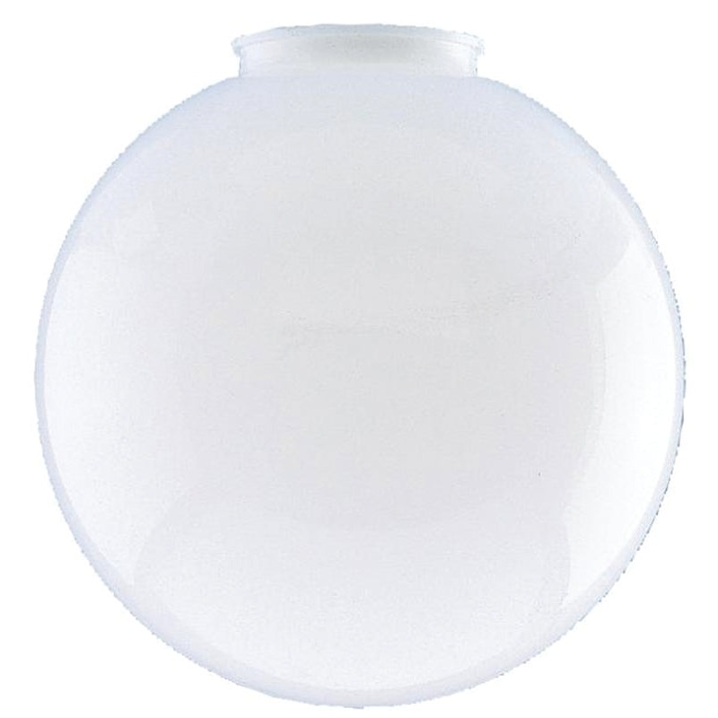 Westinghouse 8190000 Light Shade, 7-15/16 in Dia, Globe, Acrylic, White