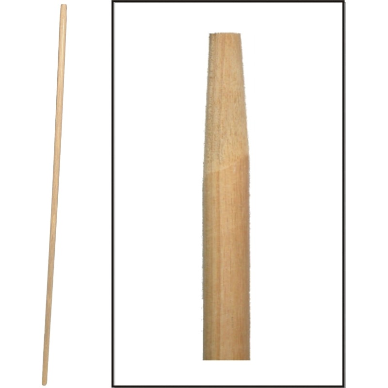 Birdwell 521-12 Broom Handle, 15/16 in Dia, 60 in L, Hardwood