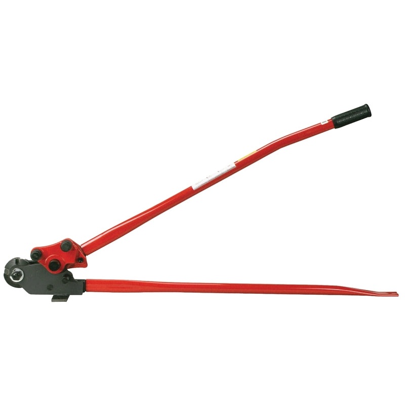 Crescent 0590RBJN Cutter and Bender, 5/8 in Max Cut Capacity, 180, 90 deg Bend, 52 in OAL, Steel Blade, Textured Handle
