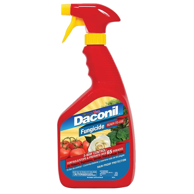 Daconil 100526105 Fungicide, Liquid, Tan, 32 oz Bottle, Pack of 6
