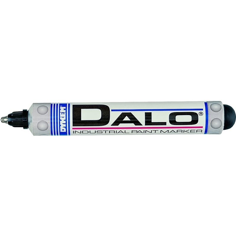 Dykem 26033 Paint Marker, Black, Pack of 6