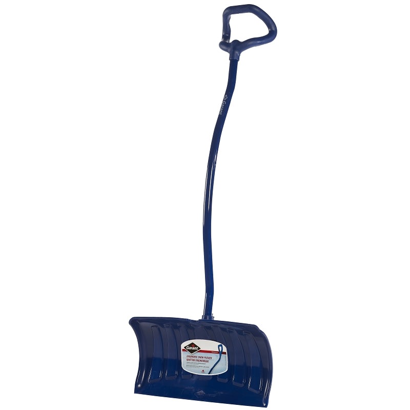 Garant YP21EAKDVSU Snow Shovel, 20-3/4 in W Blade, Polyethylene Blade, Aluminum Handle, Versa-Grip Handle, Blue