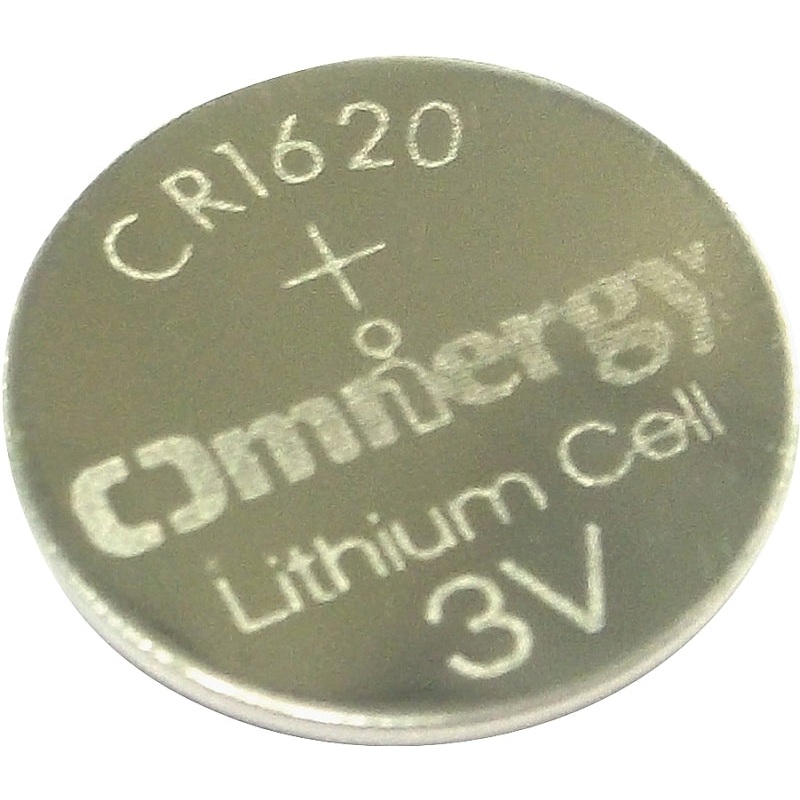 Hy-Ko KC900 Fob Battery, 3 V Battery, CR1620 Battery, Lithium, Pack of 5