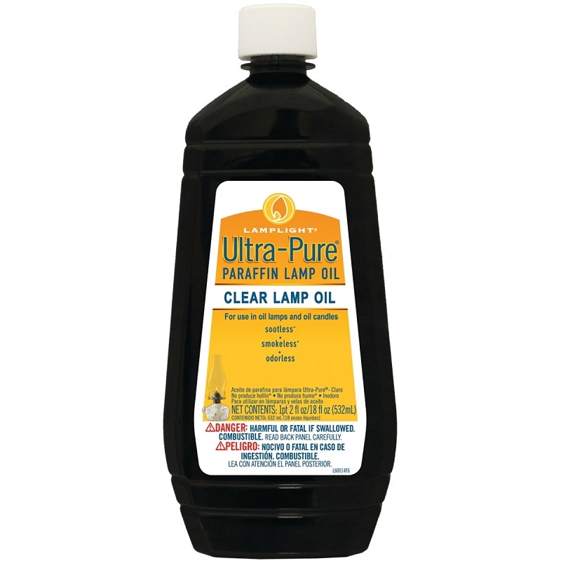 Lamplight 60014 Lamp Oil, Odorless, Sootless, Smokeless, Specifications: 18 oz