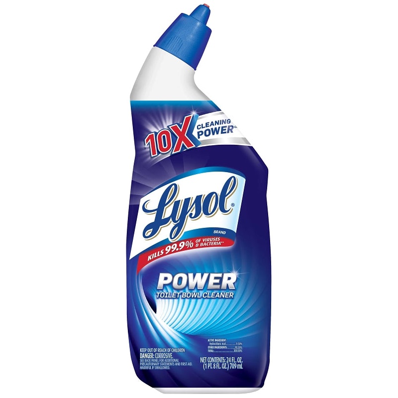 Lysol 1920002522 Toilet Bowl Cleaner, 24 oz Bottle, Wintergreen, Liquid