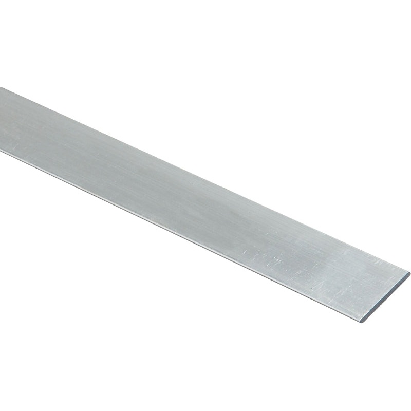 National Hardware 4201BC Series N247-213 Flat Bar, 1 in W, 72 in L, 1/16 in Thick, Aluminum, Mill
