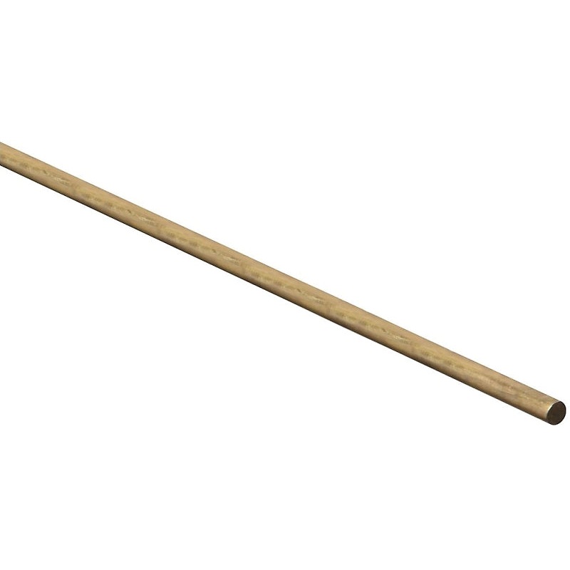 National Hardware N215-236 Rod, 3/16 in Dia, 36 in L, Brass