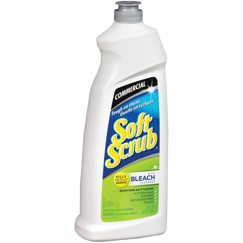 Soft Scrub 01613 Stain Remover, 36 oz, Liquid, Pleasant Fragrance, White, Pack of 6