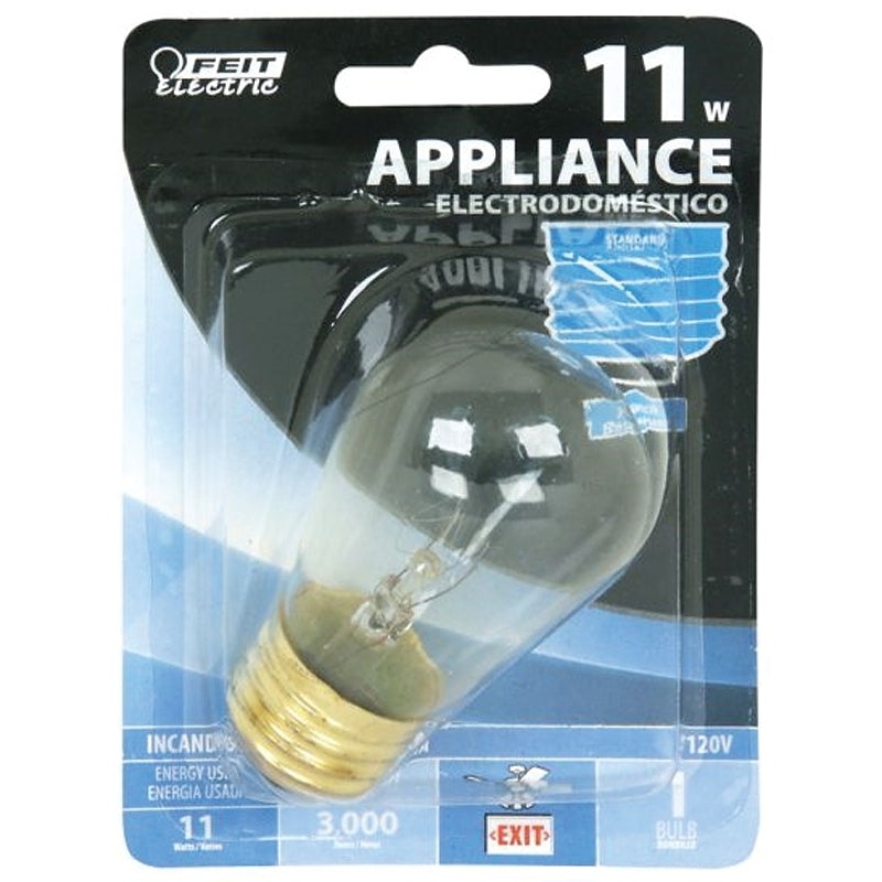 Feit Electric BP11S14 Incandescent Bulb, 11 W, S14 Lamp, Medium E26 Lamp Base, 2700 K Color Temp, 3000 hr Average Life, Pack of 6