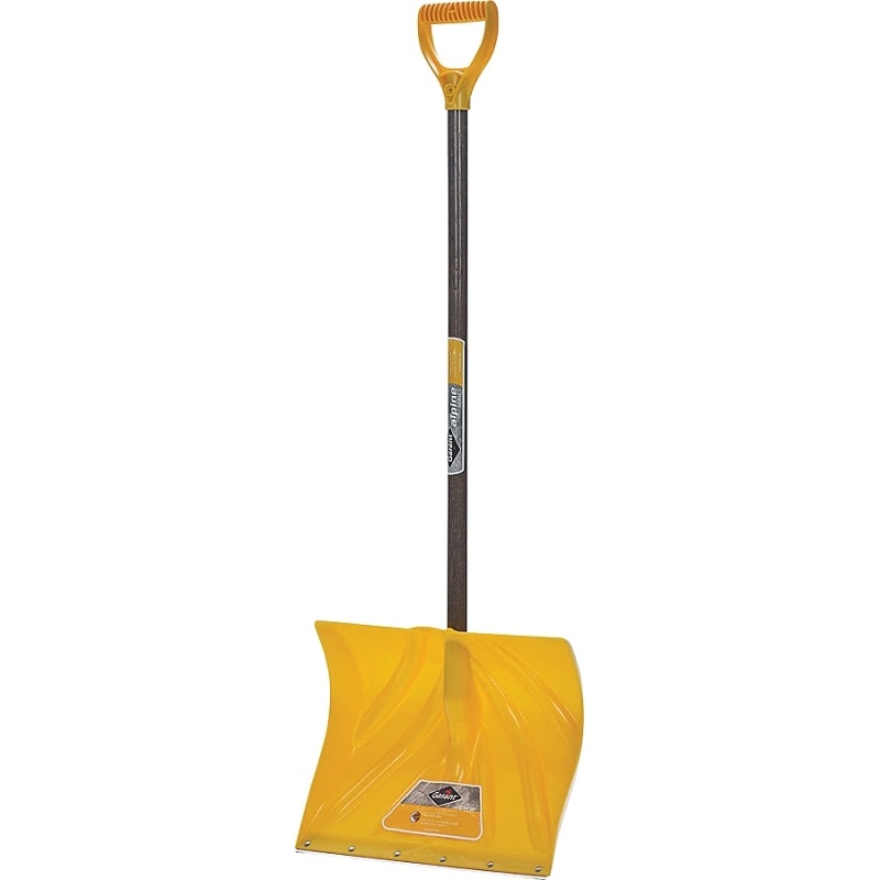 Garant APM18KDRU Snow Shovel, 51 in OAL, 18 in W Blade, 13-1/2 in L Blade, Polyethylene Blade