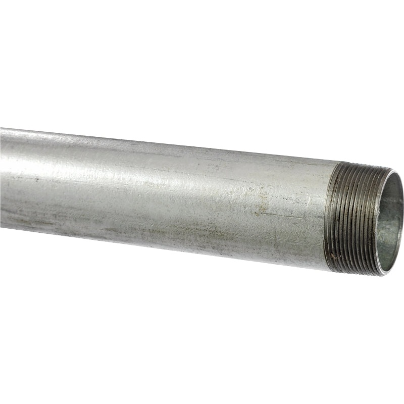 Kloeckner Metals 1.5X10G Pipe, 1-1/2 in, 10 ft L, Threaded