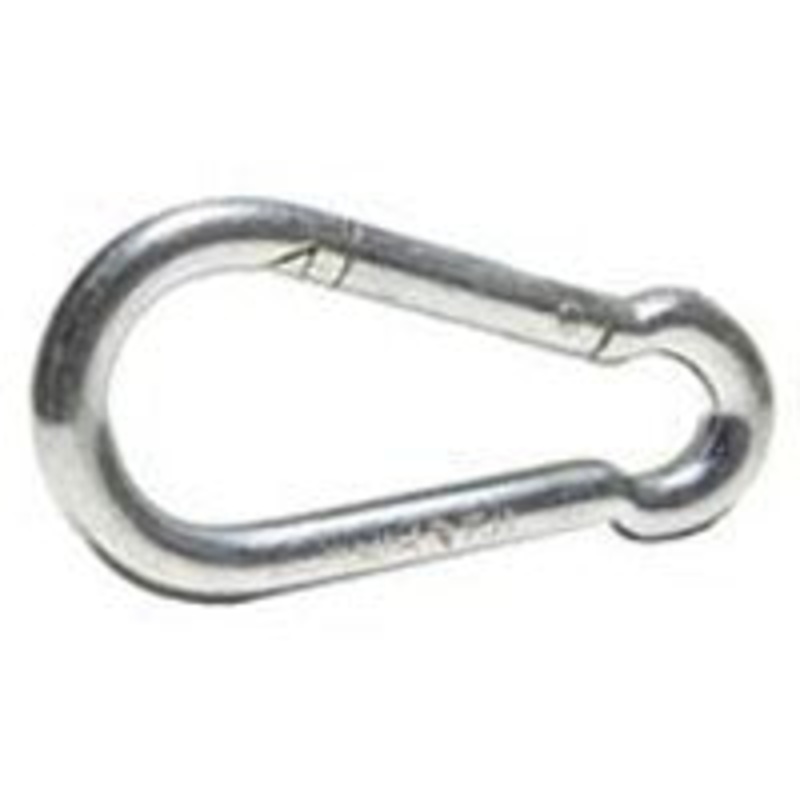 Koch 245251 Rigid Eye Spring Snap, 2-3/4 in L Dimensions, Zinc