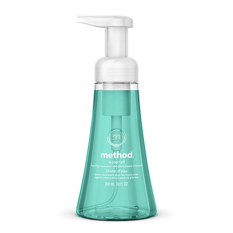 method 1160 Foaming Hand Wash, Aqua, Waterfall, 10 oz Bottle