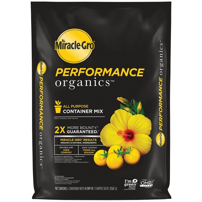 Miracle-Gro 45616300 Container Potting Mix, 16 qt