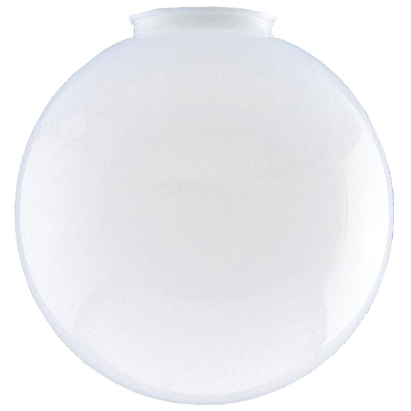 Westinghouse 8186900 Light Shade, 6 in Dia, Globe, Polycarbonate, White