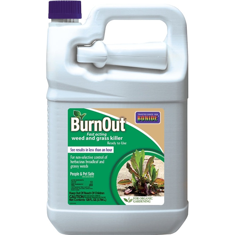 Bonide 7492 Weed and Grass Killer, Liquid, Light Yellow/White, 1 gal