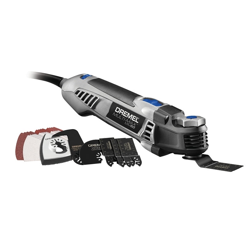 Dremel Multi-Max MM50-02 Corded Oscillating Multi-Tool Kit, 5 A, 10,000 to 21,000 opm OPM, 3.2 deg Oscillating