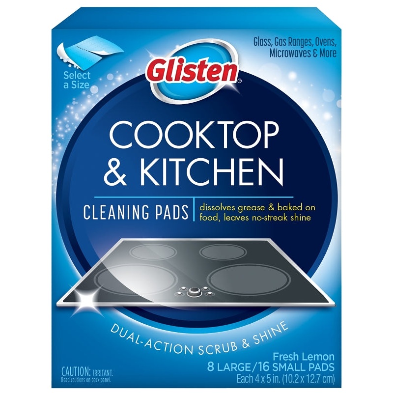 Glisten GC0608T Cleaning Pad, White