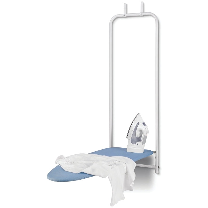 Honey-Can-Do BRD-01350 Ironing Board, 42 in L x 14 in W Board, Blue/White Board