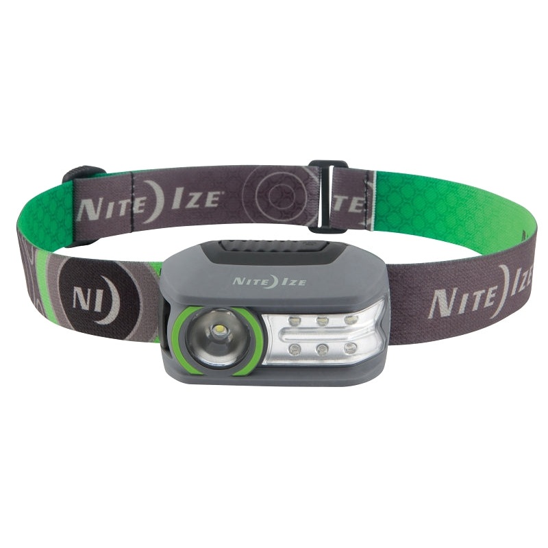 Nite Ize Radiant R250RH-17-R7 Rechargeable Headlamp, Lithium Battery, LED Lamp, 250 Lumens, Flood, Spot Beam
