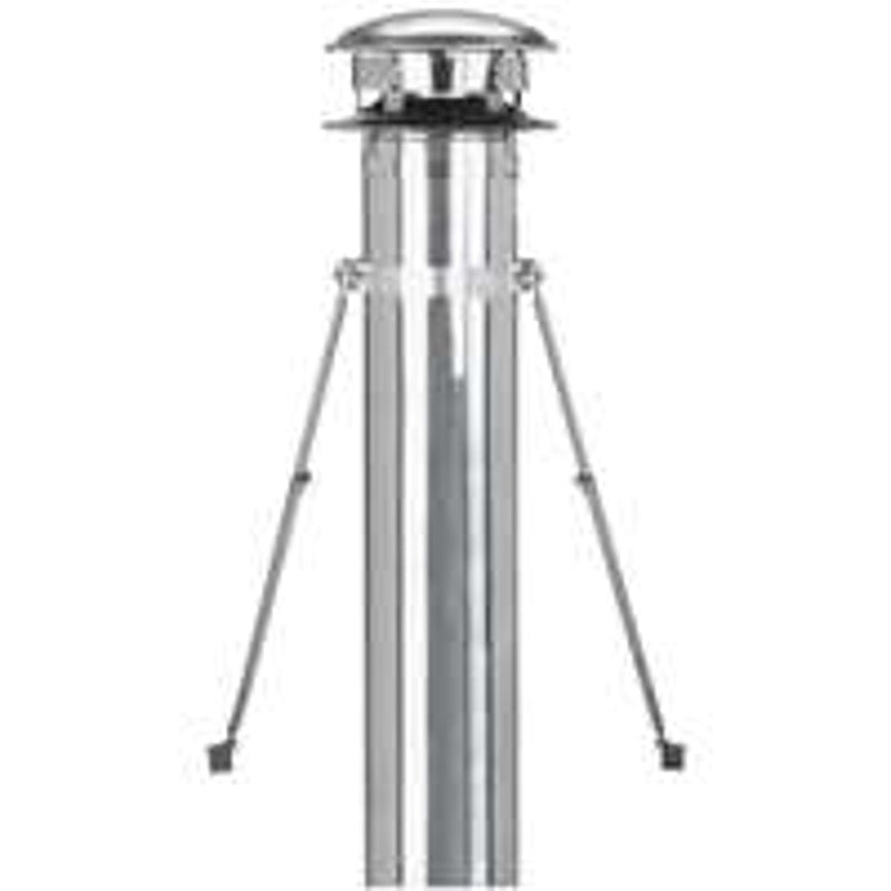 Selkirk 207440 Roof Brace Kit, Stainless Steel, Includes: (1) Support Band, (1) Adjustable Tube