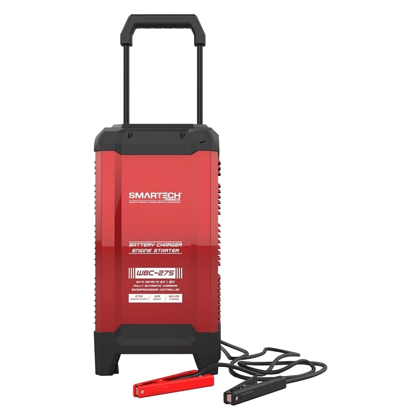 Smartech WBC Series WBC-275 Wheel Automotive Battery Charger, 6, 12 VDC Output, 275 A Engine Start