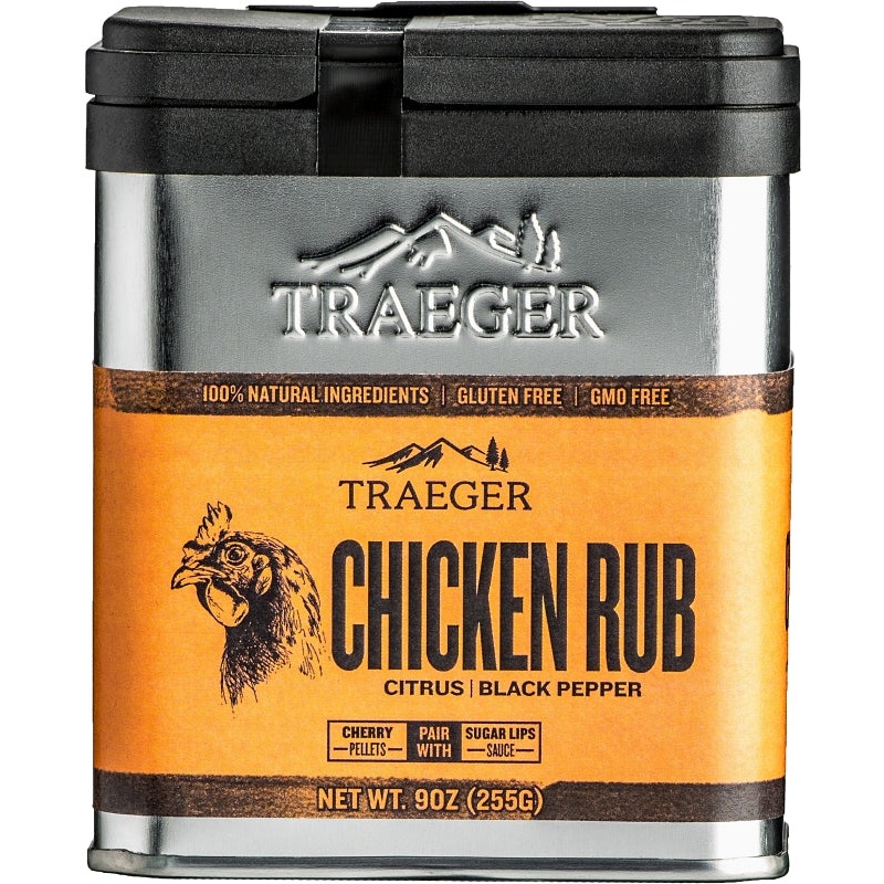 Traeger SPC170 Rub, Black Pepper, Citrus, 9 oz Tin
