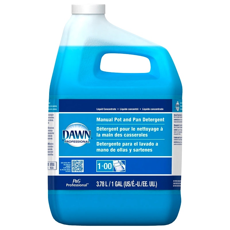 Dawn 57445 Pot and Pan Detergent, 1 gal, Liquid, Scented, Blue