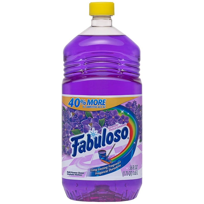 Fabuloso 53041 All-Purpose Cleaner, 56 oz Bottle, Liquid, Lavender, Purple