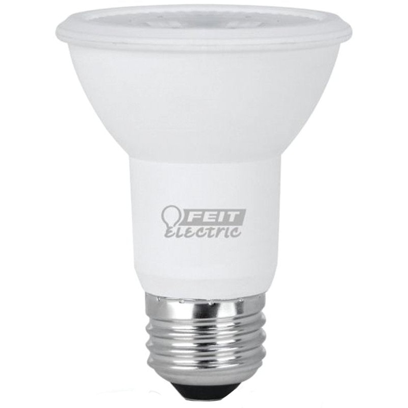 Feit Electric PAR20/SP/LEDG10 LED Lamp, Flood/Spotlight, PAR20 Lamp, 50 W Equivalent, E26 Lamp Base, Dimmable