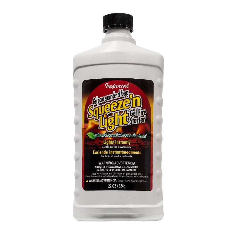 Imperial Squeez’n Light KK0343 Fire Starter, Viscous Gel, 22 oz