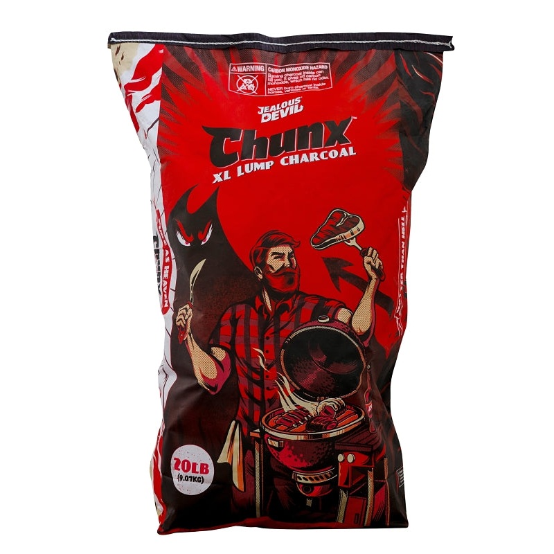 Jealous Devil Chunx XL Series JDCHXXL20LBS Lump Charcoal, 20 lb
