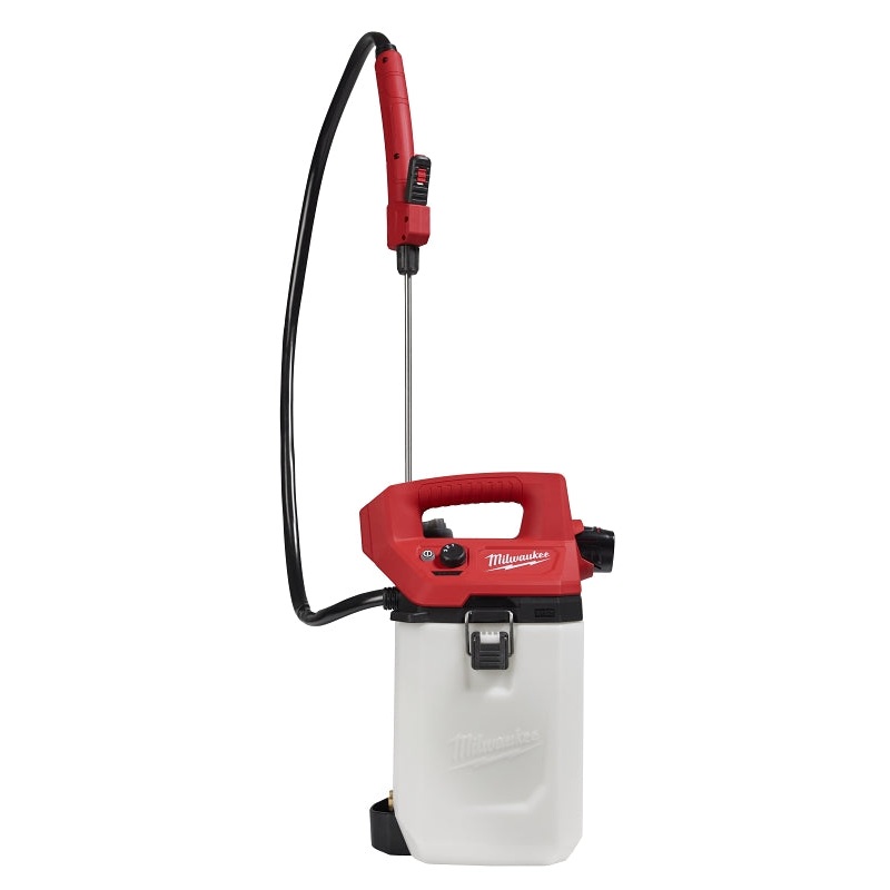 Milwaukee 2528-21G2 Handheld Sprayer Kit, 2 gal, HDPE Tank, 17 ft Spray Range, 48 in L Hose
