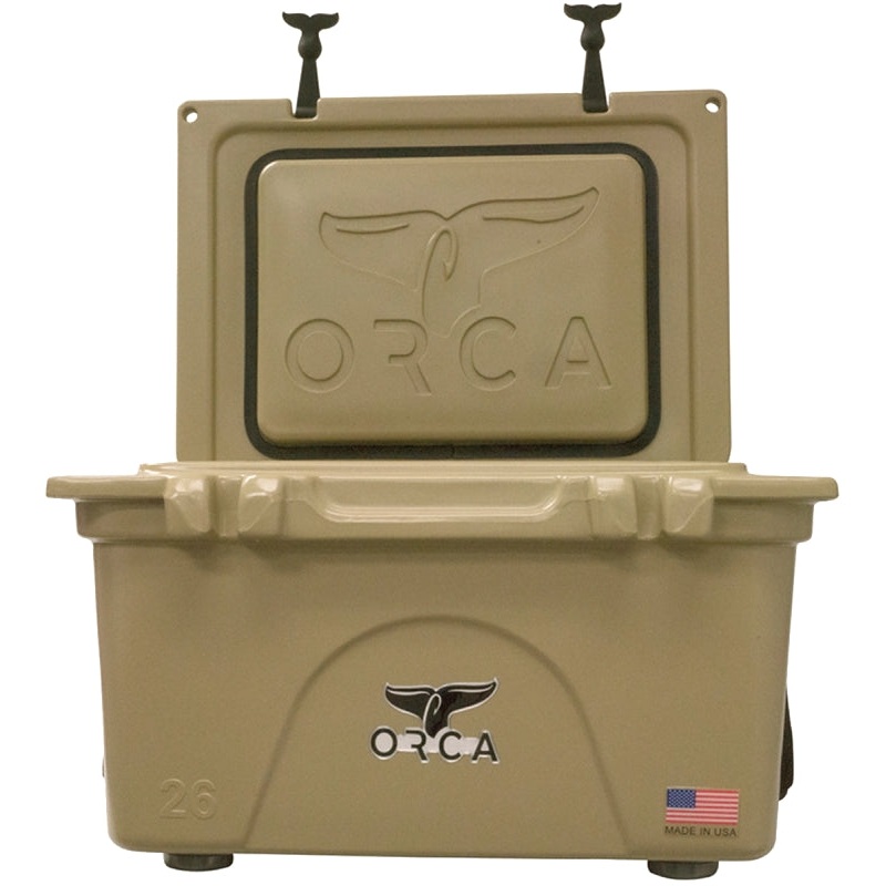 Orca ORCT026 Cooler, 26 qt Cooler, Tan, Up to 10 days Ice Retention