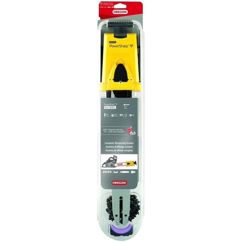 Oregon PowerSharp 541655 Conversion Kit, 55-Drive Link, 91PS Chain, 3/8 in TPI/Pitch